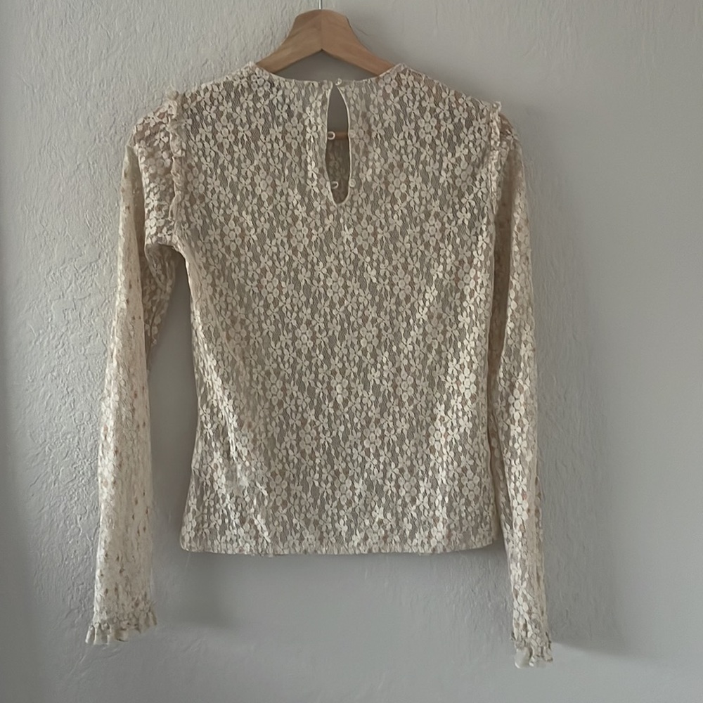 ZARA Medium Long Sleeve Blouse - Picture 2 of 4